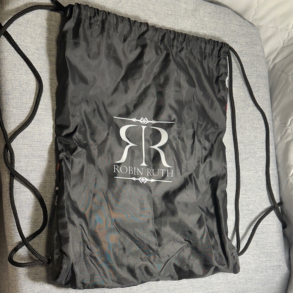 Robin Ruth Black Logo Backpack - Picture 3 of 5